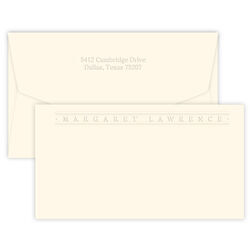 Embossed Banner Wide Flat Cards